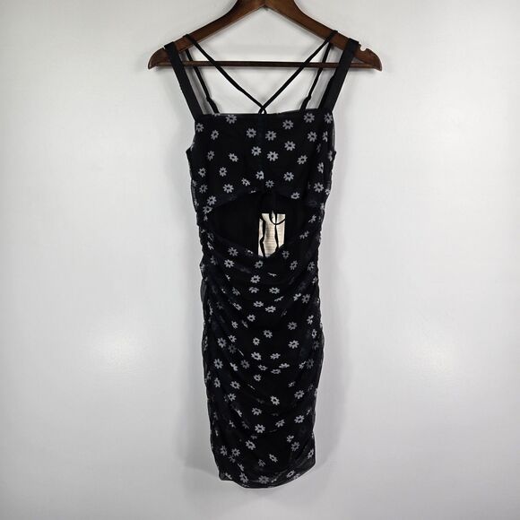 Choosy Women's Size XS Daisy Cutout Whimsygoth Bodycon Dress NWT - Picture 1 of 10